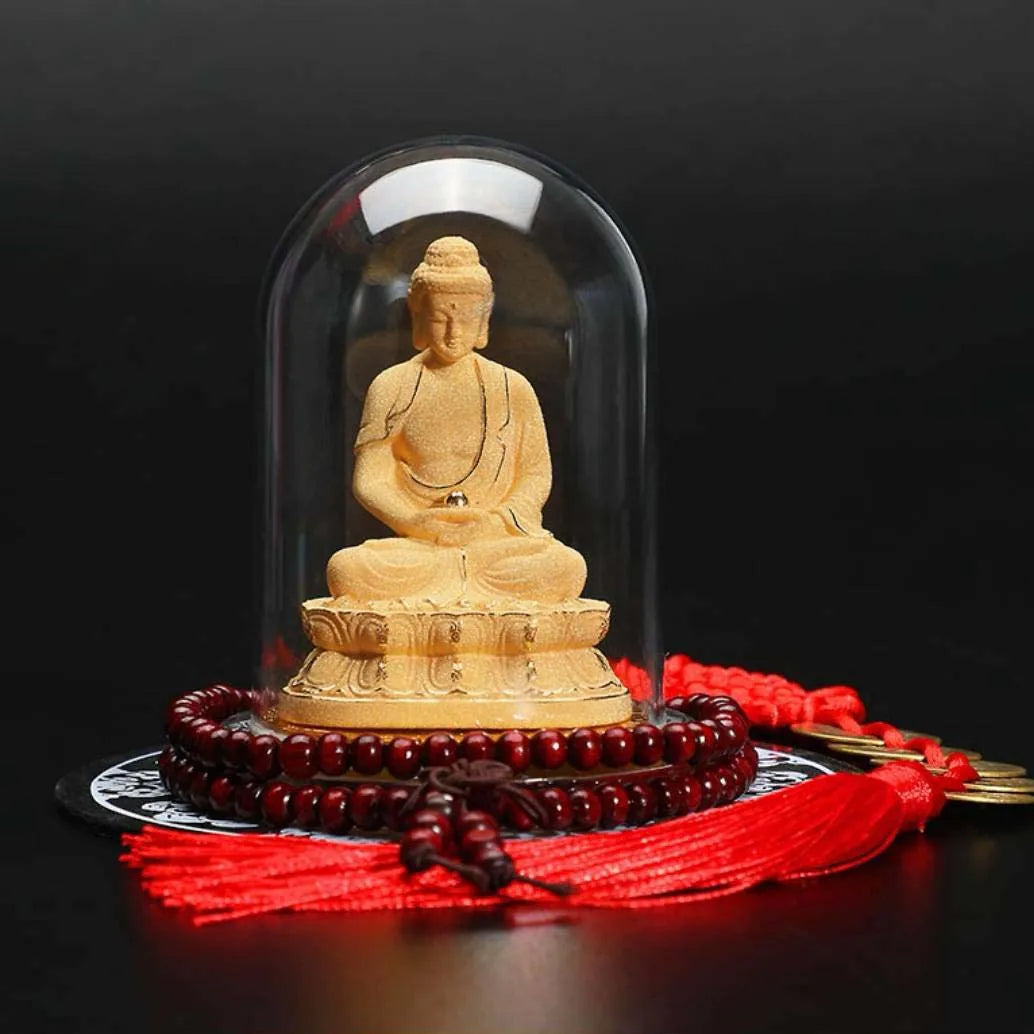 Buddhism Thailand Southeast Asia HOME CAR Patron saint Automobile ornaments golden Amitabha Amitayus Buddha statue