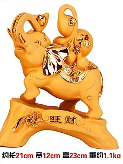 LUCKY ELEPHANT FURNISHING ARTICLES OF HANDICRAFT DECORATIVE HOUSEHOLD ITEMS OFFICE DECORATION IN THE SITTING ROOM ARK ADORNMENT