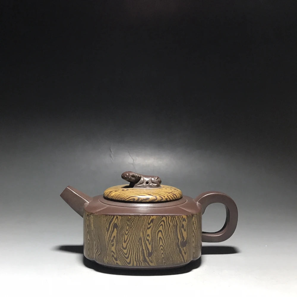 Chinese Yixing Zisha Clay Teapot  turning the world around Pot  Jiang Jianjun 350ml