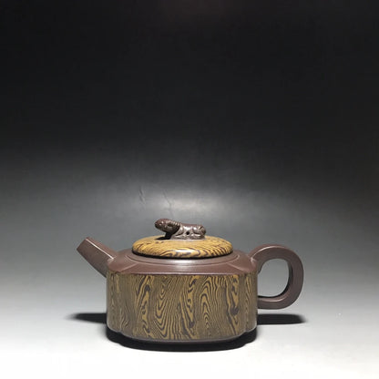 Chinese Yixing Zisha Clay Teapot  turning the world around Pot  Jiang Jianjun 350ml