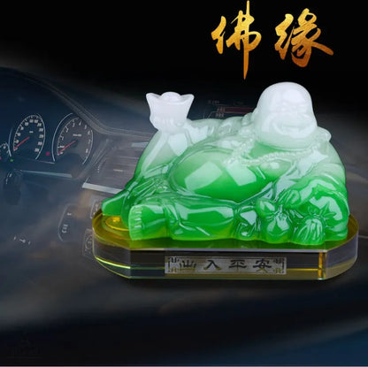 GOOD HOME OFFICE Company SHOP CAR Efficacious patron saint God Money Drawing thriving business GOOD LUCK Maitreya Buddha statue