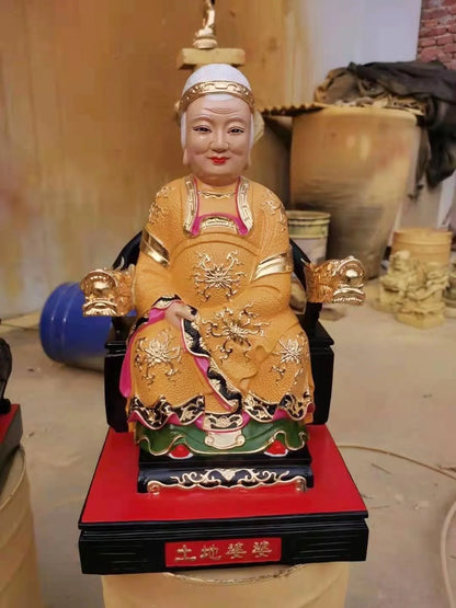 40CM Southeast Asia Company home High grade Buddha statue Bring Good luck bless safety health CAI SHEN TU DI PO God of wealth