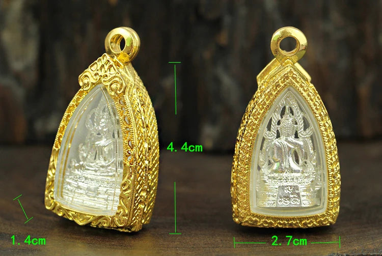 GOOD Thailand Temple Success Buddha Efficacious Pendant Amulet bless safety good luck Recruit wealth all-powerful talisman