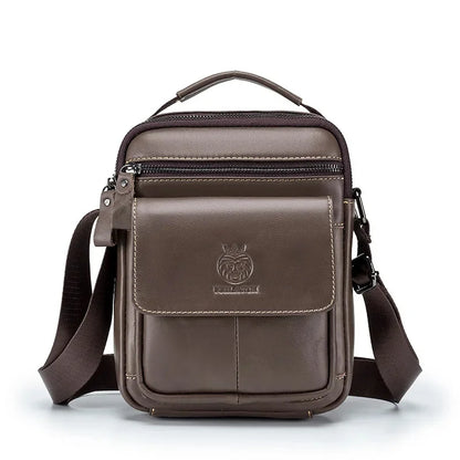 SCHLATUM Brand Men 100% Leather Shoulder s Luxury Men's Designer High Quality Messenger Fashion Small Bag Handbag