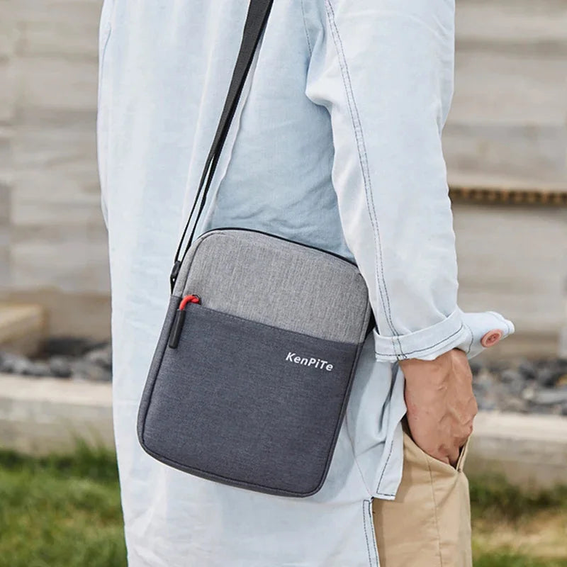 SUUTOOP 2024 Men Anti-theft Leisure Messenger Single-shoulder Crossbody Bag Handbag Bags On Shoulder Pack For Male