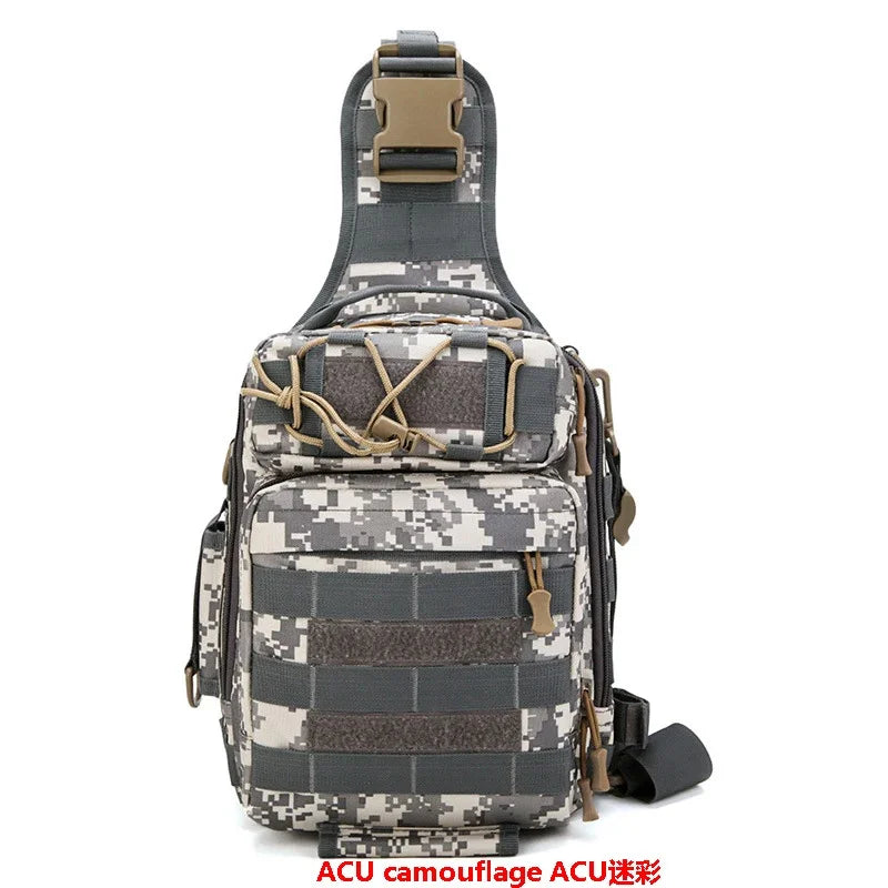 SUUTOOP Male Tactical Shoulder Bags Outdoor Military Crossbody Chest Bag Trekking Sports Hunting Hiking Fishing Travel For Men