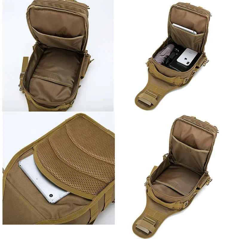 SUUTOOP Male Tactical Shoulder Bags Outdoor Military Crossbody Chest Bag Trekking Sports Hunting Hiking Fishing Travel For Men