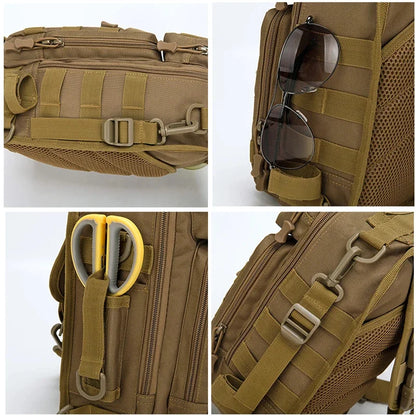 SUUTOOP Male Tactical Shoulder Bags Outdoor Military Crossbody Chest Bag Trekking Sports Hunting Hiking Fishing Travel For Men