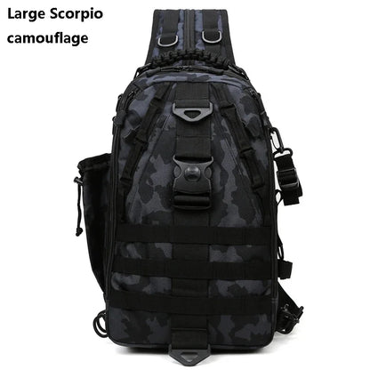 SUUTOOP Men Hiking Military Tactical Shoulder Bags Camping Sports Trekking Climbing Crossbody Fishing Outdoor Chest Bag For Male