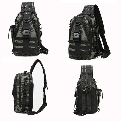 SUUTOOP Men Hiking Military Tactical Shoulder Bags Camping Sports Trekking Climbing Crossbody Fishing Outdoor Chest Bag For Male
