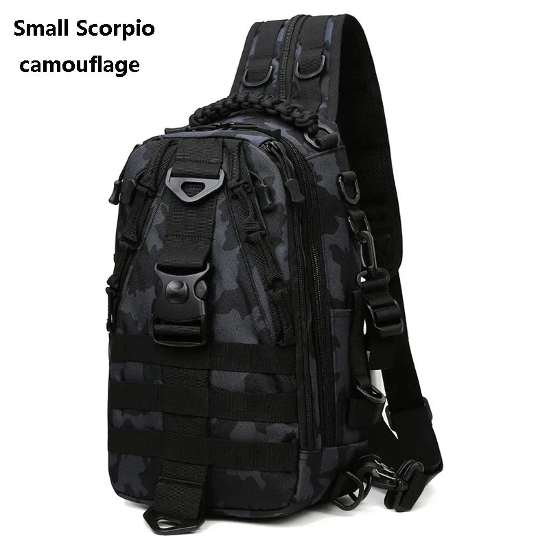 SUUTOOP Men Hiking Military Tactical Shoulder Bags Camping Sports Trekking Climbing Crossbody Fishing Outdoor Chest Bag For Male