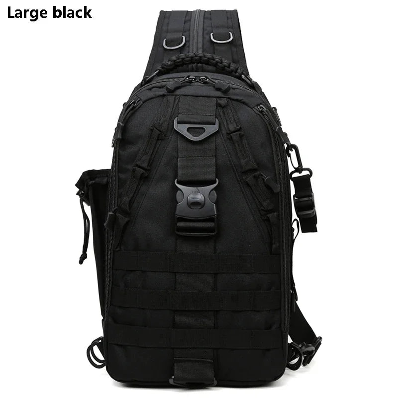 SUUTOOP Men Hiking Military Tactical Shoulder Bags Camping Sports Trekking Climbing Crossbody Fishing Outdoor Chest Bag For Male