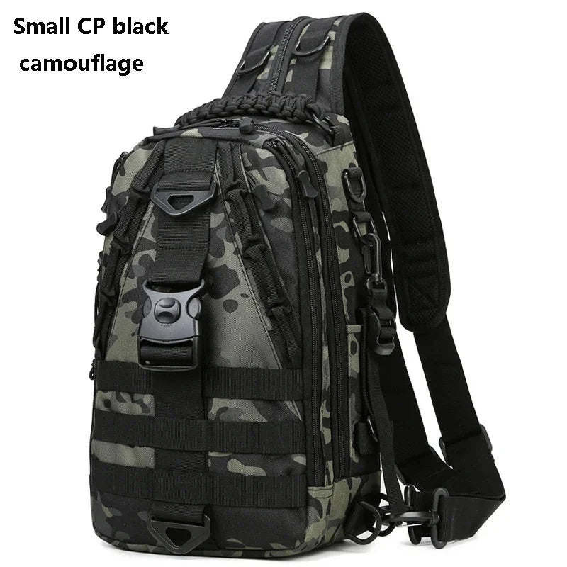 SUUTOOP Men Hiking Military Tactical Shoulder Bags Camping Sports Trekking Climbing Crossbody Fishing Outdoor Chest Bag For Male