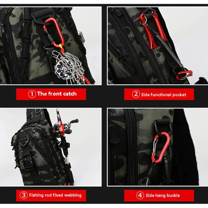 SUUTOOP Men Hiking Military Tactical Shoulder Bags Camping Sports Trekking Climbing Crossbody Fishing Outdoor Chest Bag For Male