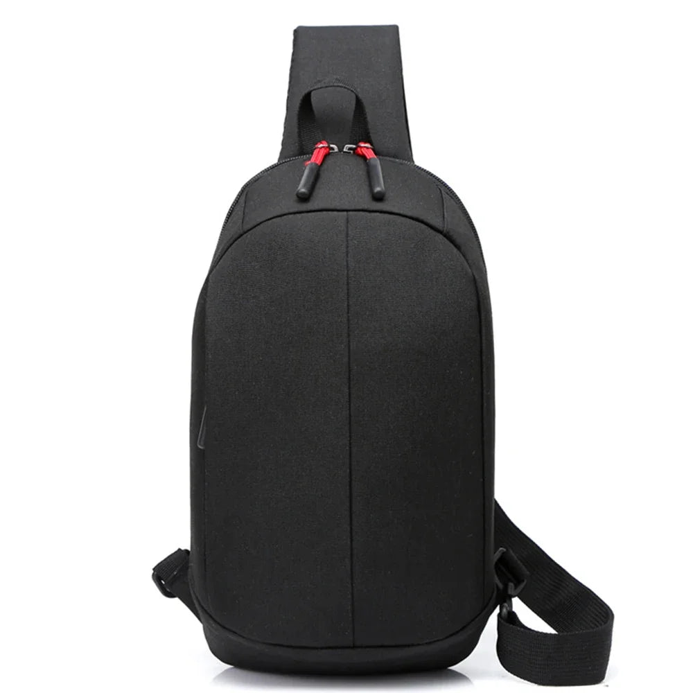 SUUTOOP Men Multifunction Man Fashion Travel Crossbody Sling On Shoulder Messenger Pack Chest Bag For Male