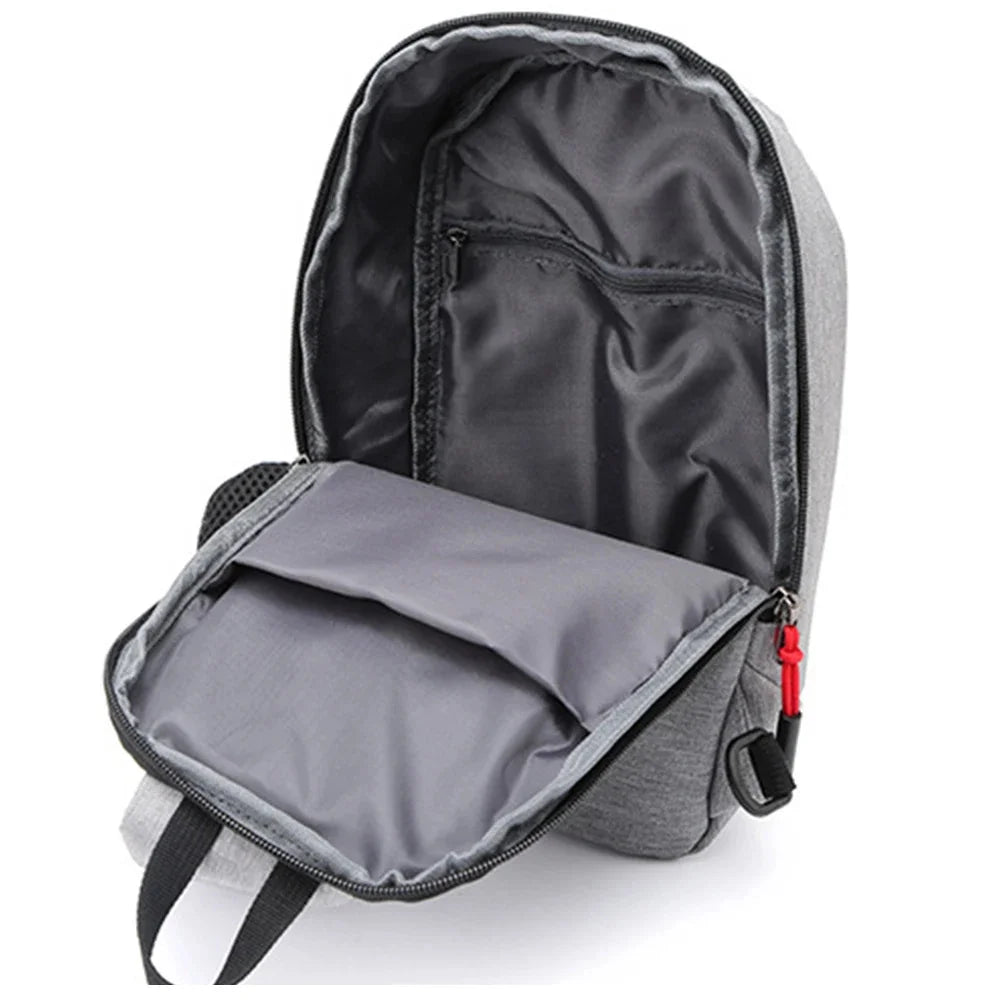 SUUTOOP Men Multifunction Man Fashion Travel Crossbody Sling On Shoulder Messenger Pack Chest Bag For Male