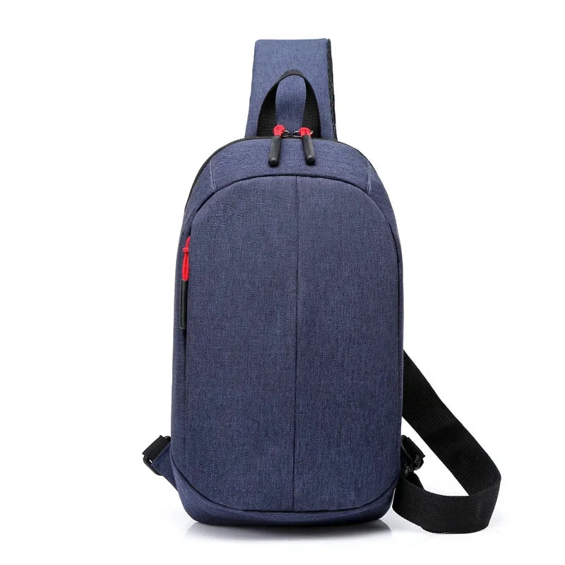 SUUTOOP Men Multifunction Man Fashion Travel Crossbody Sling On Shoulder Messenger Pack Chest Bag For Male