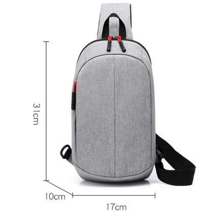 SUUTOOP Men Multifunction Man Fashion Travel Crossbody Sling On Shoulder Messenger Pack Chest Bag For Male