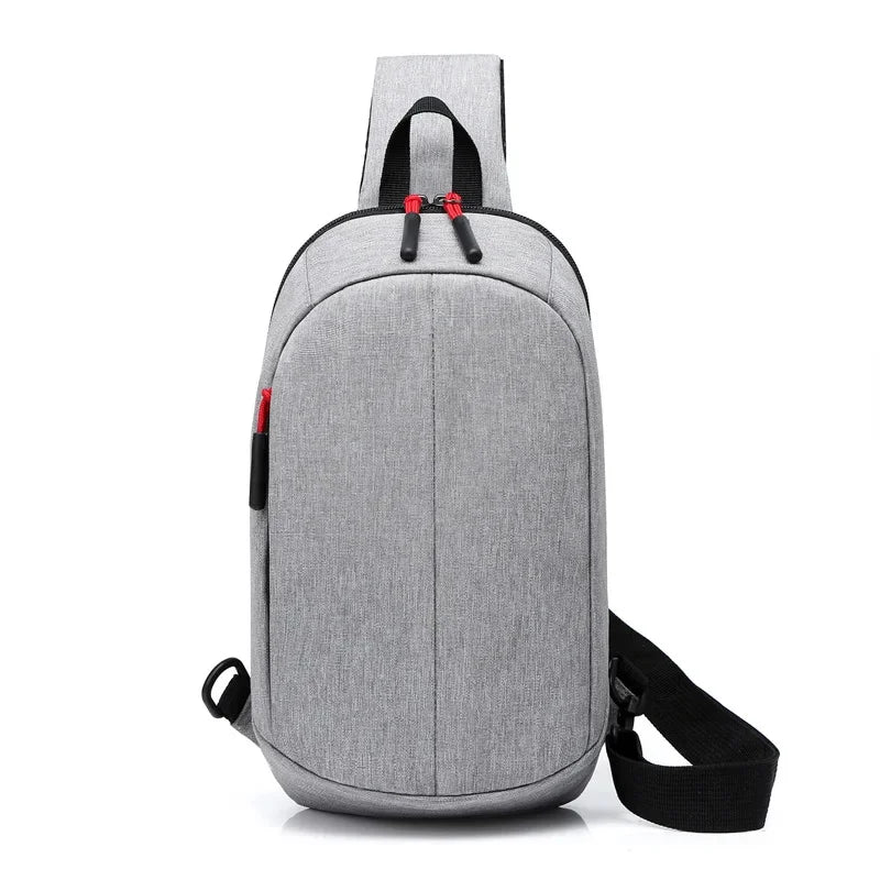 SUUTOOP Men Multifunction Man Fashion Travel Crossbody Sling On Shoulder Messenger Pack Chest Bag For Male