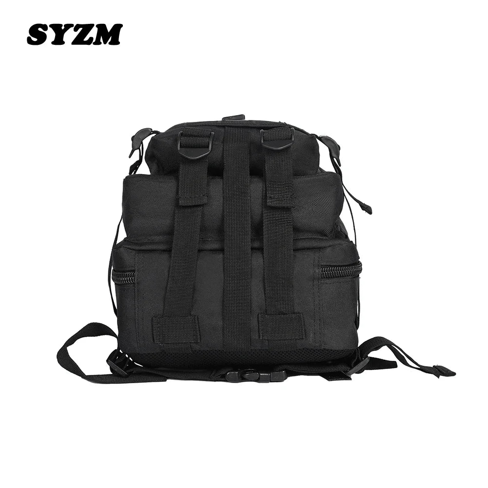 SYZM 25L Army Tactical Backpack Nylon 3P Softback Outdoor Waterproof Rucksack Hiking Camping Hunting Bags - 3 PCS