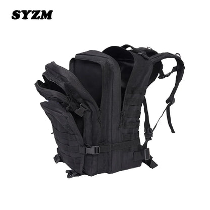 SYZM 45L Backpack Nylon Waterproof Tactical Rucksacks Outdoor Sports Camping Hiking Trekking Fishing Hunting Bag -2 PCS
