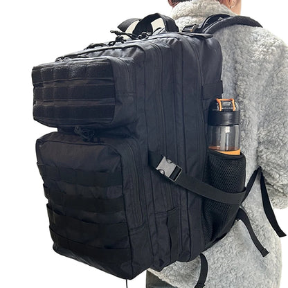 SYZM 50L/30L Tactical Backpack Nylon Backpack Molle Knapsack Sport Hunting Fishing Trekking Bag with Bottle Holder