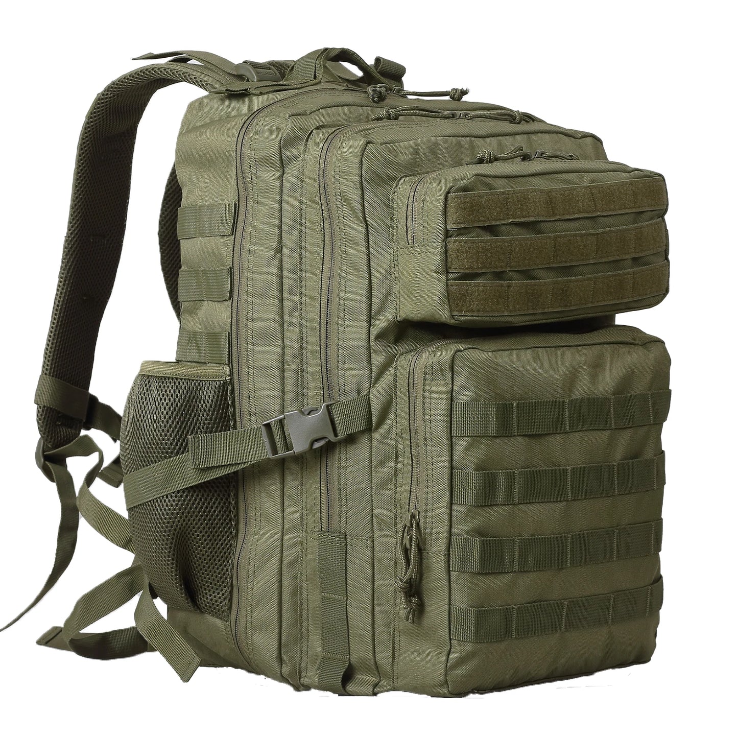 SYZM 50L/30L Tactical Backpack Nylon Backpack Molle Knapsack Sport Hunting Fishing Trekking Bag with Bottle Holder