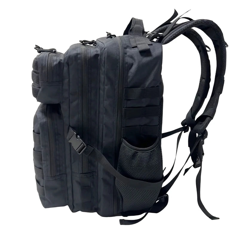 SYZM 50L/30L Tactical Backpack Nylon Backpack Molle Knapsack Sport Hunting Fishing Trekking Bag with Bottle Holder