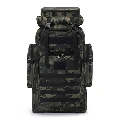 SYZM 70L Large Capacity Camouflage Mountaineering Bag Outdoor Tactical Hiking Travel Camping Backpack Sports Backpacks