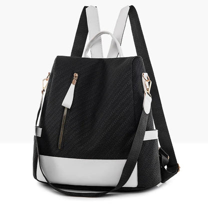 SYZM Anti Theft Backpack for Women Business Leather Bag Soft PU Leather Shoulers Bag Elegant Women's Crossbody Bags Schoolbag