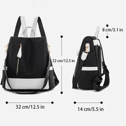 SYZM Anti Theft Backpack for Women Business Leather Bag Soft PU Leather Shoulers Bag Elegant Women's Crossbody Bags Schoolbag