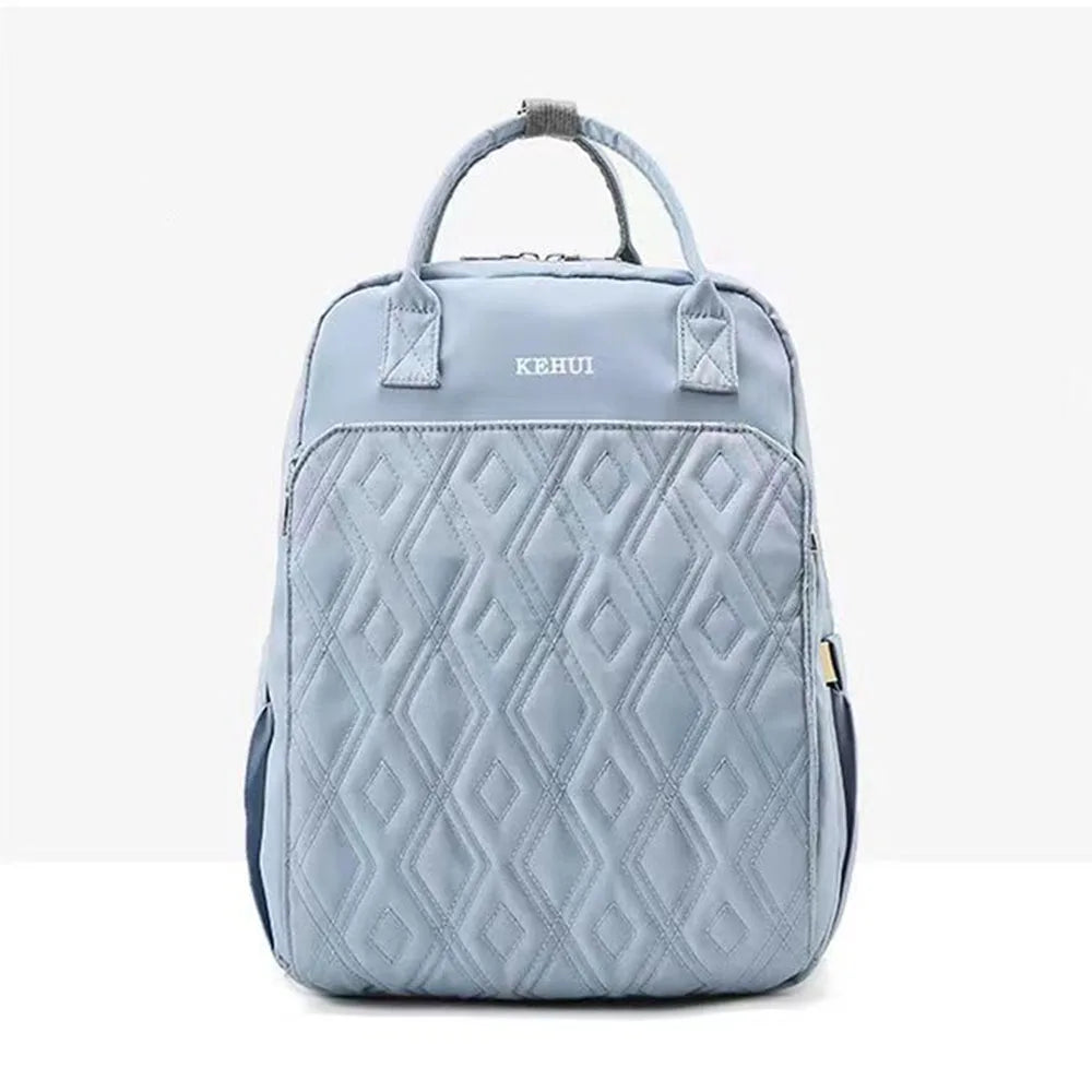 SYZM Baby Diaper Bags Large Capacity Waterproof Mommy Travel Backpacks Folding Diaper Changing Cushion Baby Nursing Bag