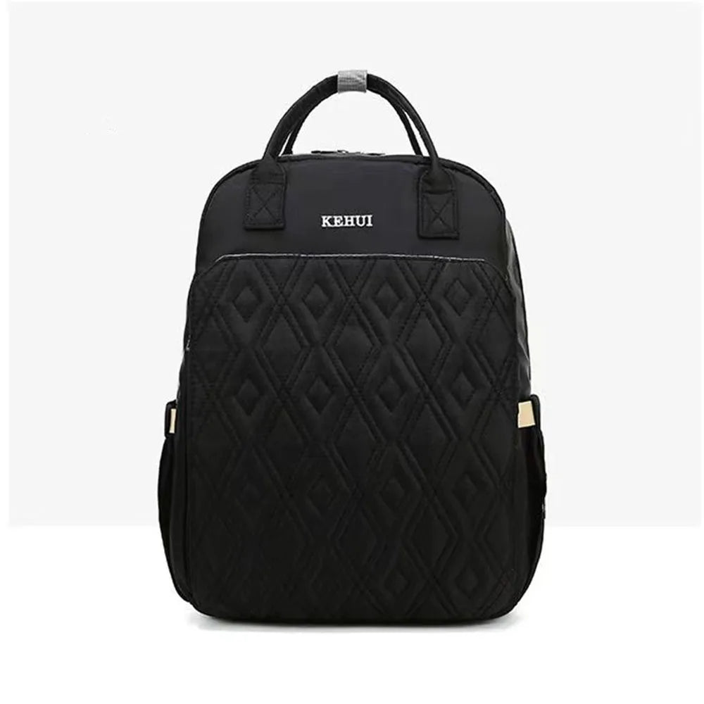 SYZM Baby Diaper Bags Large Capacity Waterproof Mommy Travel Backpacks Folding Diaper Changing Cushion Baby Nursing Bag