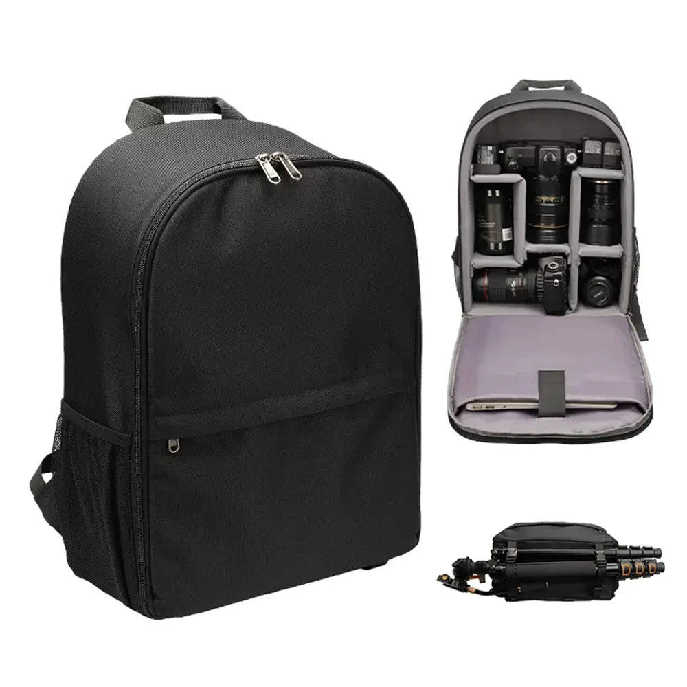 SYZM Camera Bag Large Capacity DSLR Bag Waterproof Shockproof Camera Backpack For Nikon Canon Sony Camera Bag Laptop Backpack