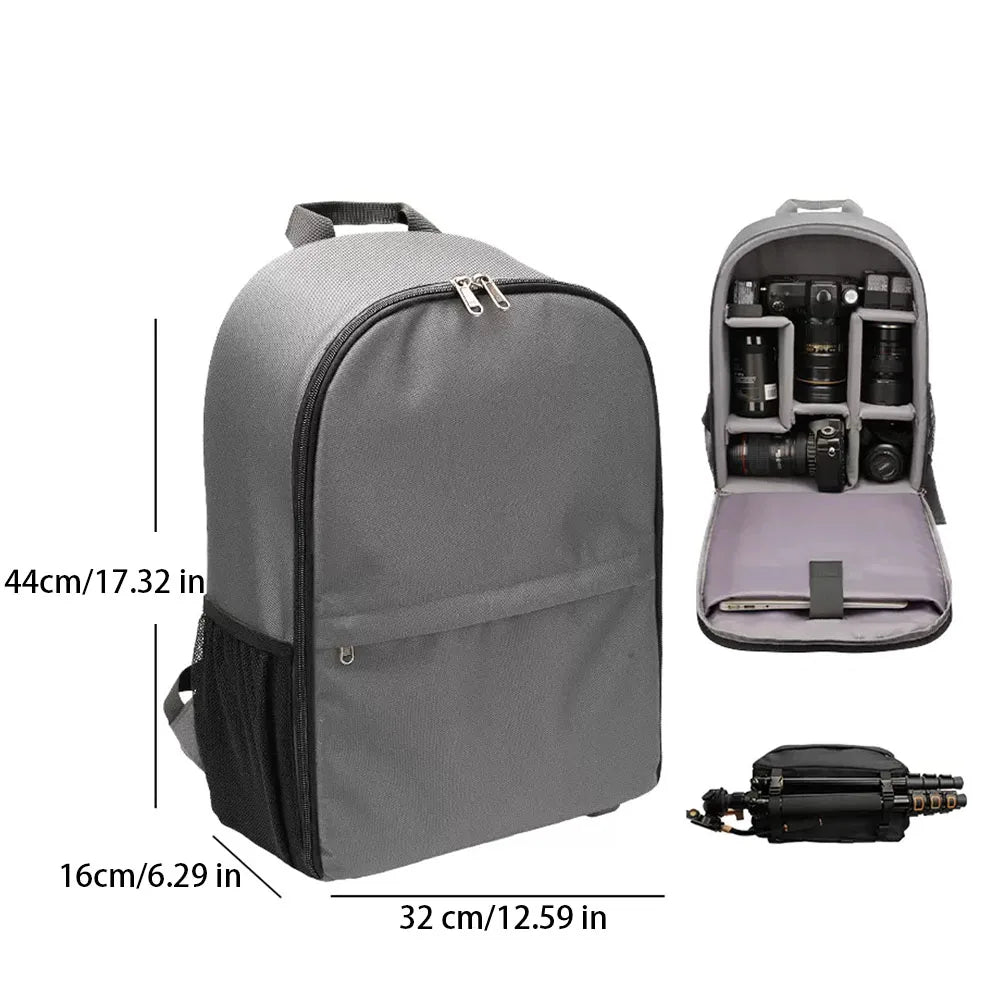 SYZM Camera Bag Large Capacity DSLR Bag Waterproof Shockproof Camera Backpack For Nikon Canon Sony Camera Bag Laptop Backpack