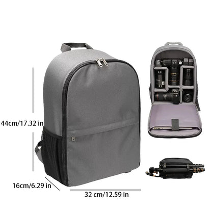 SYZM Camera Bag Large Capacity DSLR Bag Waterproof Shockproof Camera Backpack For Nikon Canon Sony Camera Bag Laptop Backpack