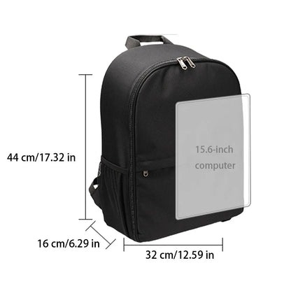 SYZM Camera Bag Large Capacity DSLR Bag Waterproof Shockproof Camera Backpack For Nikon Canon Sony Camera Bag Laptop Backpack