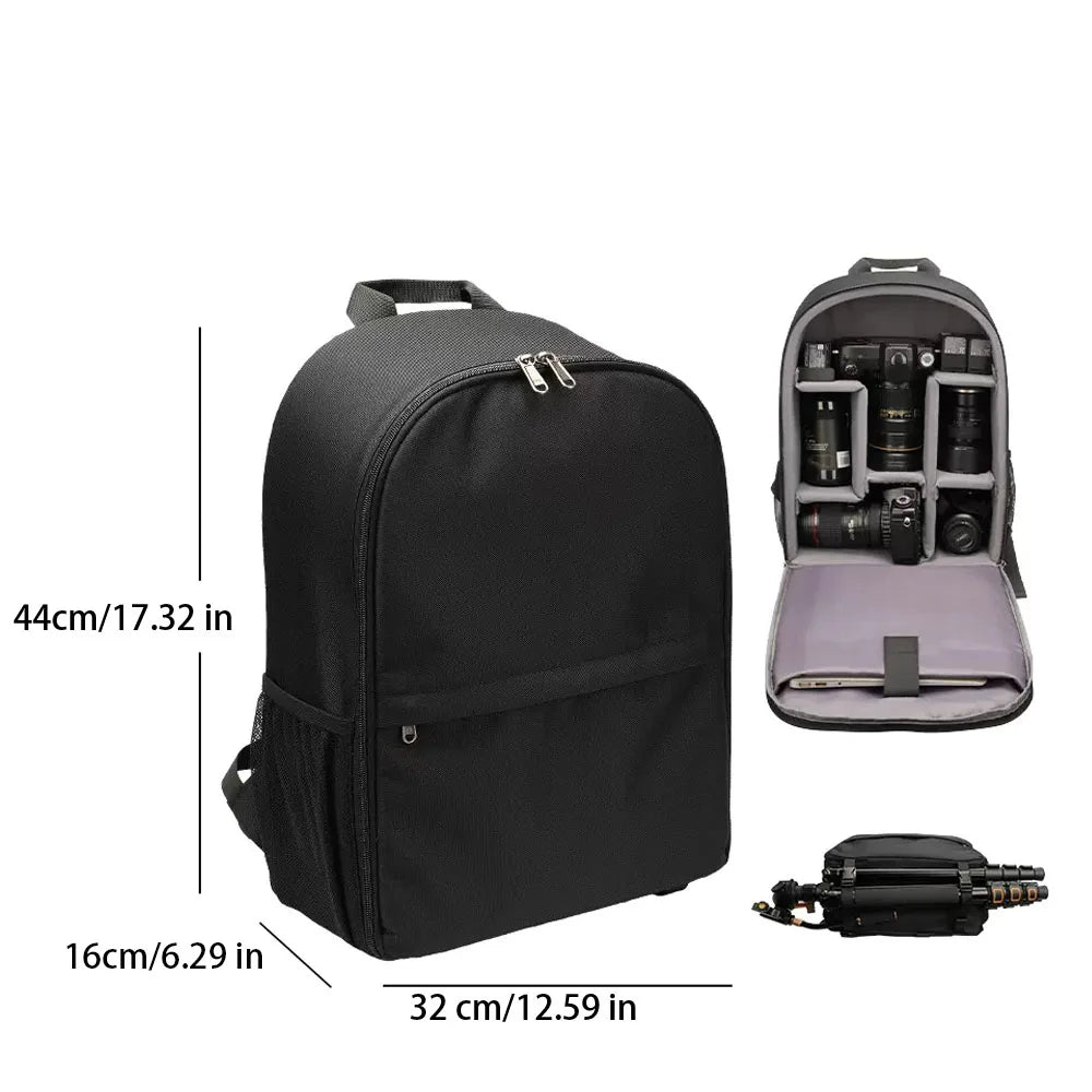 SYZM Camera Bag Large Capacity DSLR Bag Waterproof Shockproof Camera Backpack For Nikon Canon Sony Camera Bag Laptop Backpack