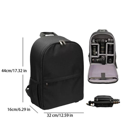 SYZM Camera Bag Large Capacity DSLR Bag Waterproof Shockproof Camera Backpack For Nikon Canon Sony Camera Bag Laptop Backpack