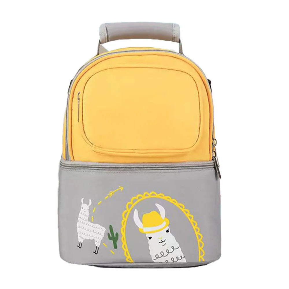 SYZM Cartoon Baby Diaper Bag Waterproof Nappy Backpack Mummy Stroller Bag Cute Nursing Backpack for Baby Care Baby Bottle Bag