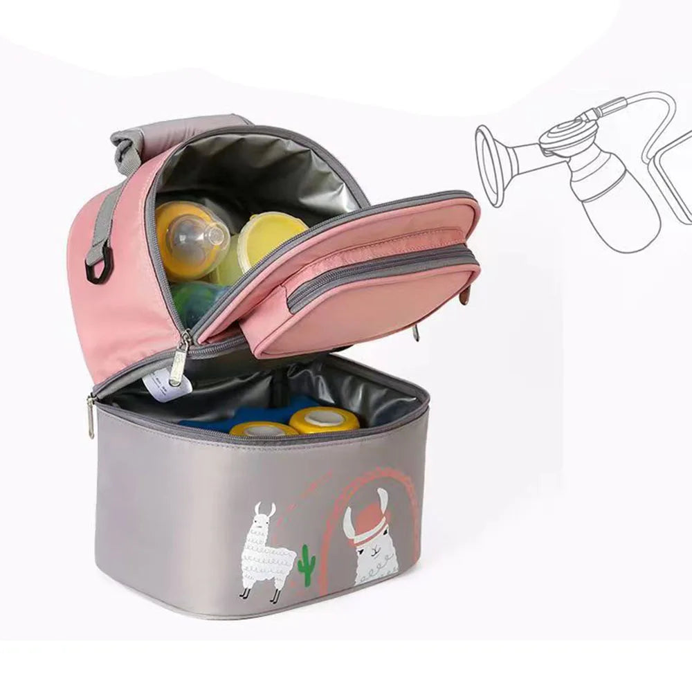 SYZM Cartoon Baby Diaper Bag Waterproof Nappy Backpack Mummy Stroller Bag Cute Nursing Backpack for Baby Care Baby Bottle Bag