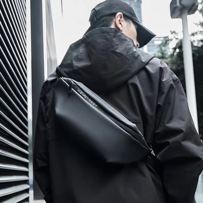 SYZM Crossbody Bag Men's Shoulder Backpack Chest Bag Sports Waist Bag Fashion Casual Multifunctional Outdoor