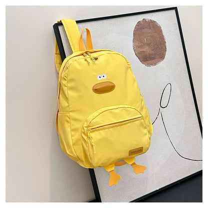 SYZM Cute Cartoon Duck Backpack Girls Bag Fashion Casual Travel Backpack Collage Student Schoolbag Kawaii