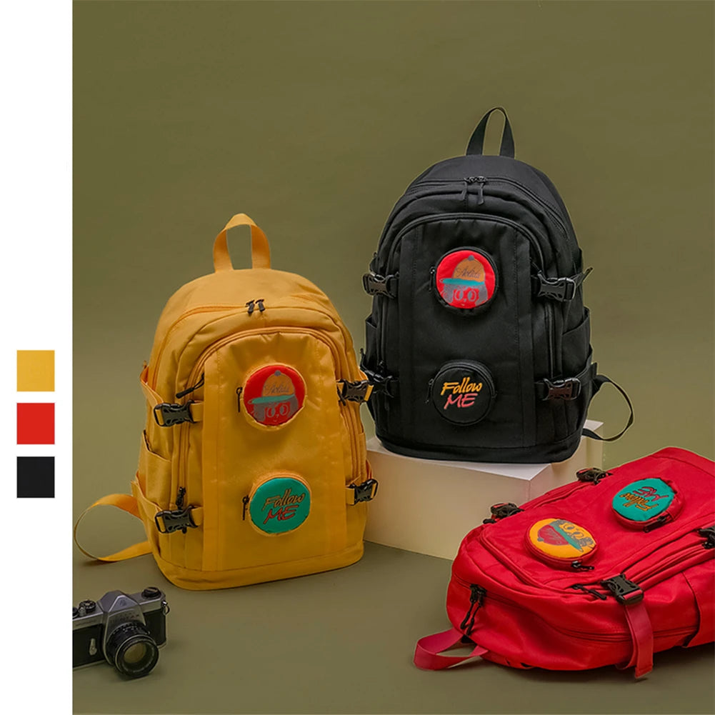 SYZM Cute Girl's Backpack Multi-Pocket Oxford Bag Fashionable Versatile Large-capacity Backpack Teenagers Student Schoolbag