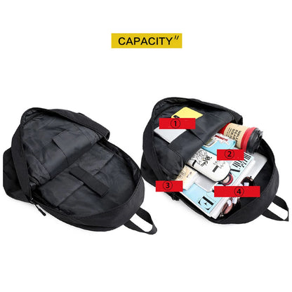 SYZM Cute Girl's Backpack Multi-Pocket Oxford Bag Fashionable Versatile Large-capacity Backpack Teenagers Student Schoolbag