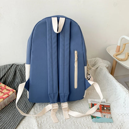 SYZM Girls School Bags for Teenagers Backpacks Nylon Teen Student Book Bag Big College Schoolbag Large Capacity Laptop Backpack
