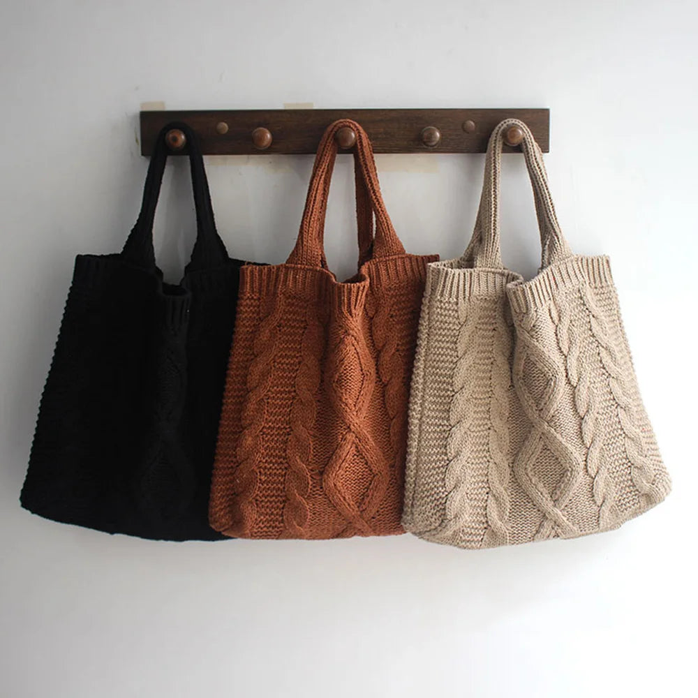 SYZM Hand-woven Tote Bag Large Capacity  Shoulder Bag Women Beach Bags Travel Casual Lady Shopping Totes Fashion Clutch Handbag