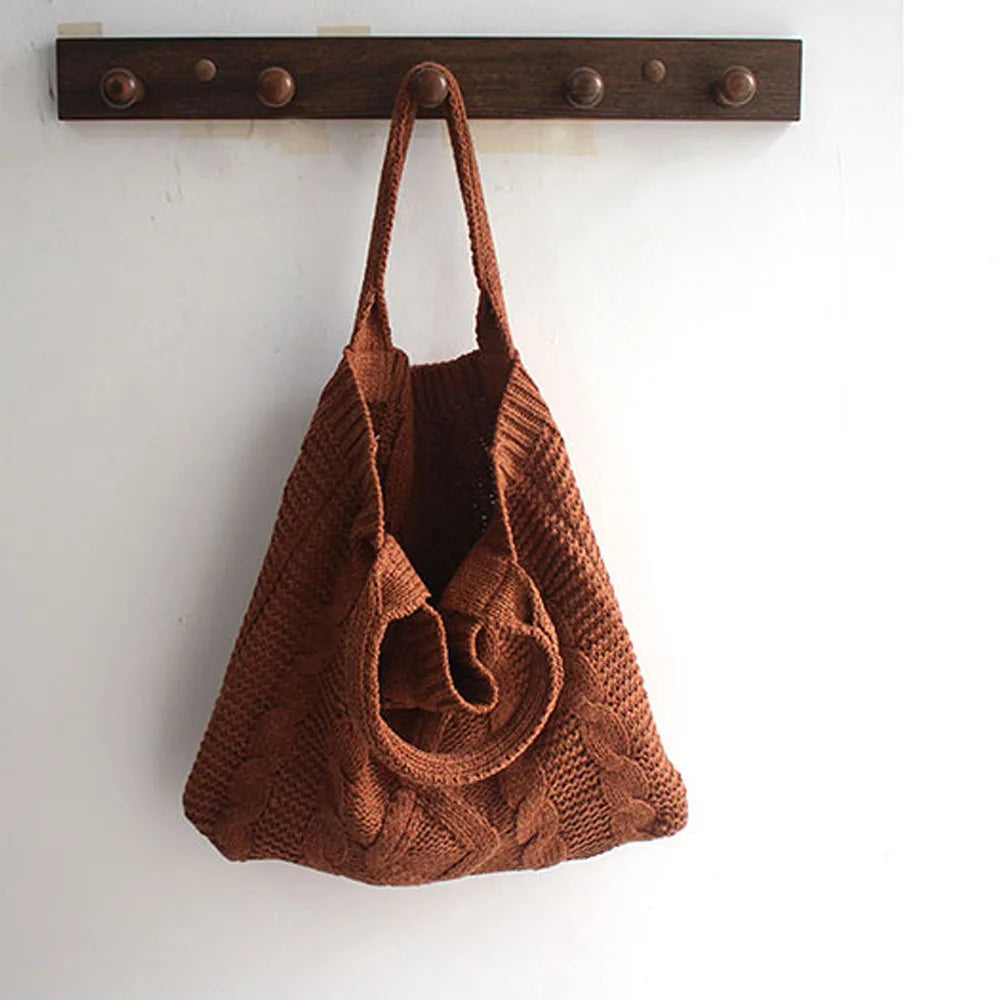 SYZM Hand-woven Tote Bag Large Capacity  Shoulder Bag Women Beach Bags Travel Casual Lady Shopping Totes Fashion Clutch Handbag