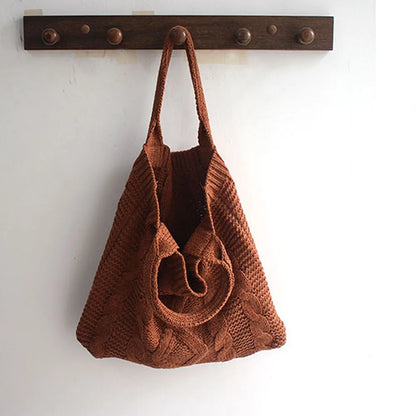SYZM Hand-woven Tote Bag Large Capacity  Shoulder Bag Women Beach Bags Travel Casual Lady Shopping Totes Fashion Clutch Handbag