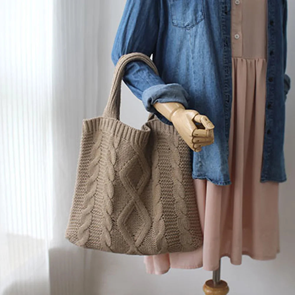 SYZM Hand-woven Tote Bag Large Capacity  Shoulder Bag Women Beach Bags Travel Casual Lady Shopping Totes Fashion Clutch Handbag